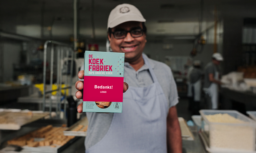 De Koekfabriek koek met eigen wikkel