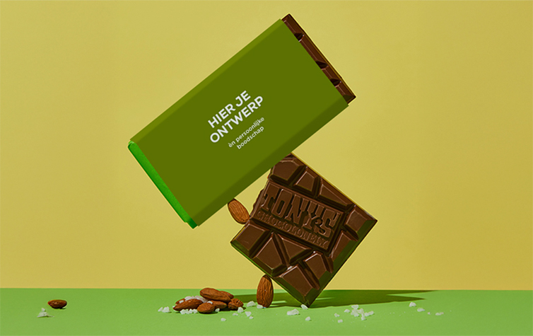 Tony’s Chocolonely personaliseren – chocolade met jouw logo