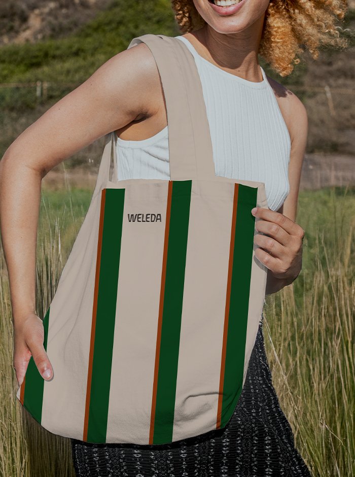 Totebag met bedrukking - Weleda