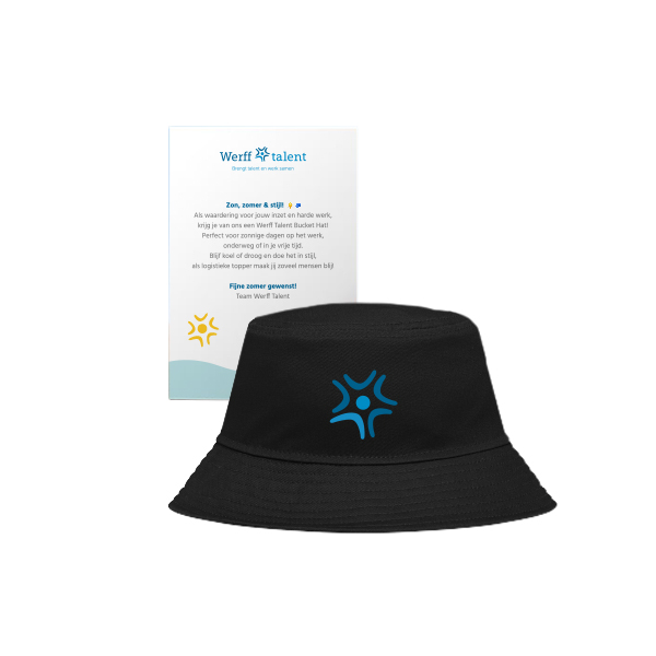 Bucket Hat met borduring
