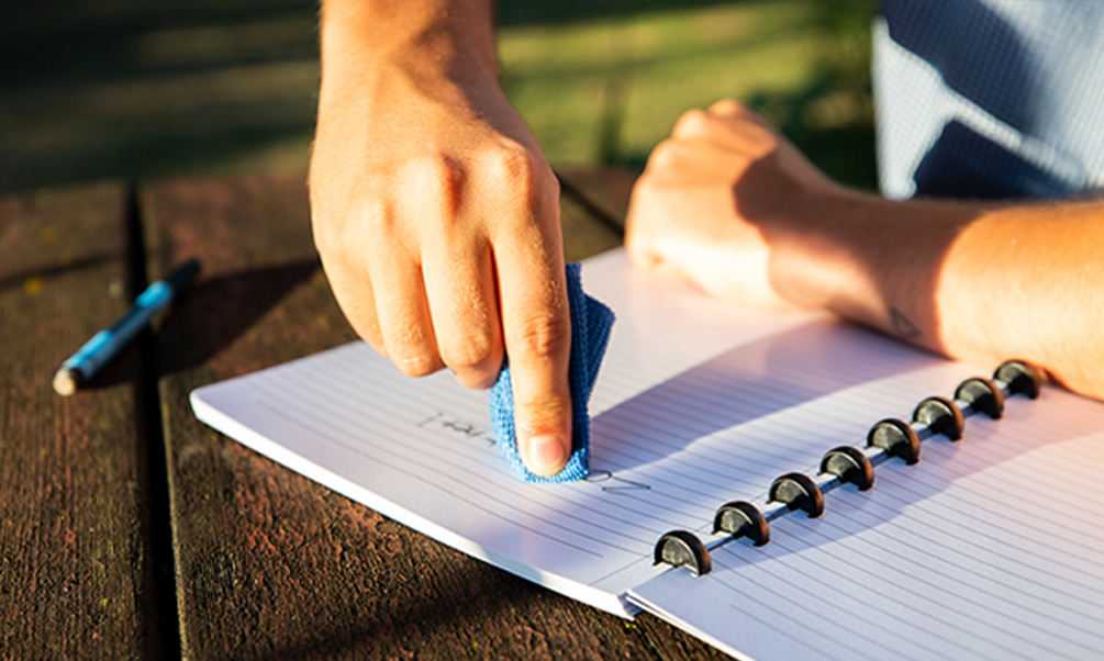 Correctbook schoonmaken