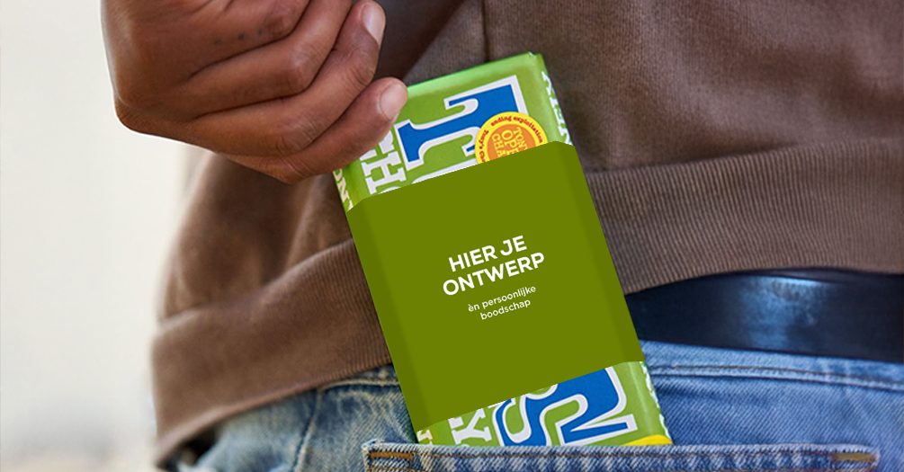 Tony's Chocolonely reep een persoonlijk relatiegeschenk