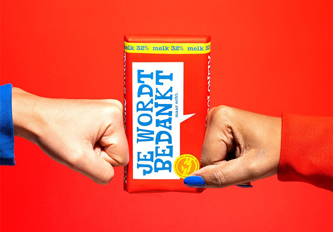 Chocolade raakt iets menselijks