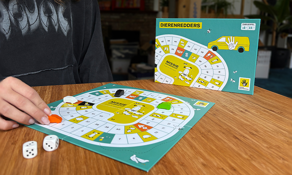 Dierenredders bordspel voor Dierenbescherming