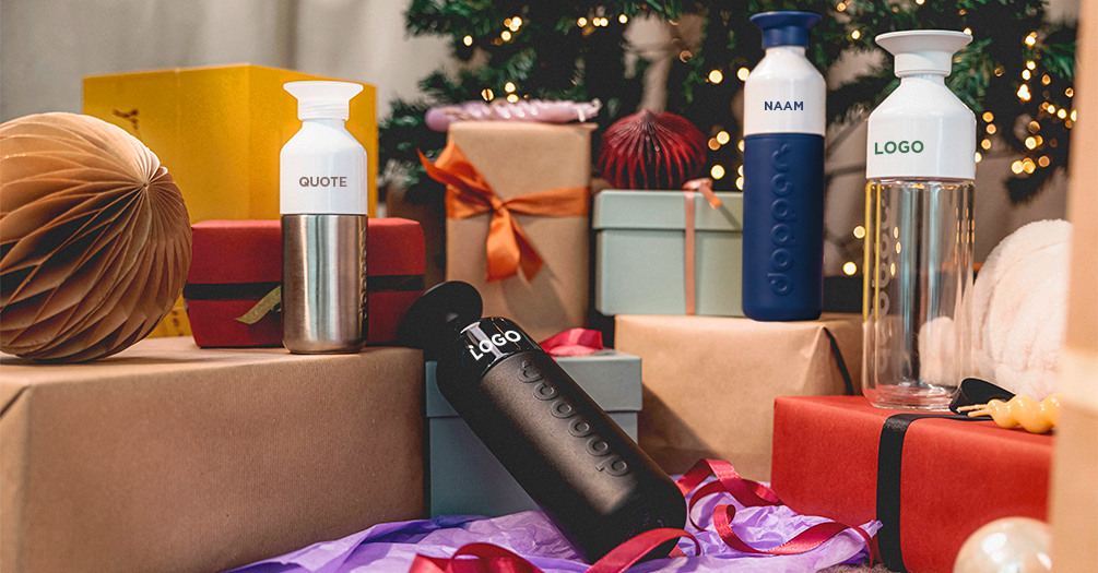 Dopper als kerstgeschenk, een cadeau dat iedere dag opnieuw wordt gebruikt